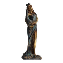 Estátua da Fortuna com Os Olhos Vendados, Deusa Romana Grega Antiga da Fortuna Escultura da Sorte Vintage Decorações da Sorte para Casa 29cm