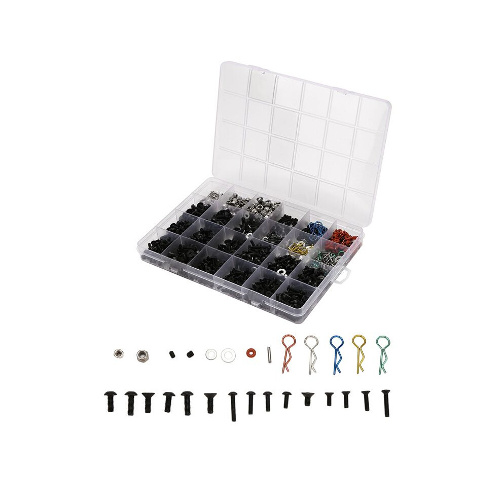 Screws Box Set For 1/10 /Scx10/Redcat/Hpi/Arrma/Losi Rc Car Parts Repair Tool 6031111326417