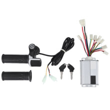 Elektryczny Kontroler Rowerowy Skuter Elektryczny 36V 1000W Kontroler Szczotki, Zestaw UchwytóW Przepustnicy do Elektrycznego Miniskutera