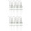 18 Pieces of Eucalyptus Stems Artificial Eucalyptus Leaf Stems True Gray Green Touch Leaf Branches 1
