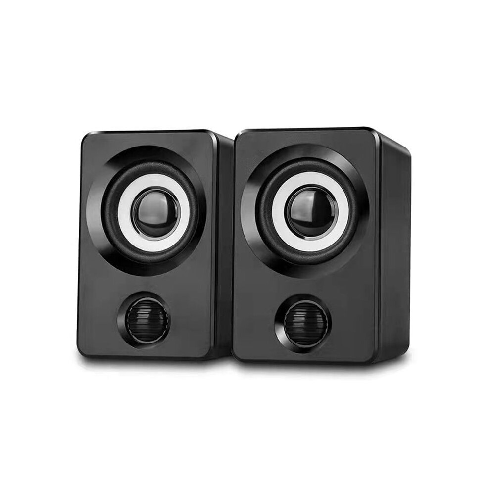 Usb Small Speaker Computer Audio Stereo Subwoofer Speaker Home Wired Desktop Speaker For Laptop Desktop Computer 6032338637027