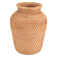 Rotan Geweven Vaas Kunst Vaas Mode Tafelblad Decoratie Planten Bloempot Modieuze Bloempot voor Home Decor