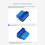 USB Header Adapter USB3.2 GEN1 19Pin/20Pin Socket 90 Degree Steering Armbow Converter DIY Desktop Moderkort A 4
