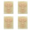 4X Beginner 3D Silicone Permanent Makeup Tattoo Training Practice Fake Skin Blank for Microblading Face 1