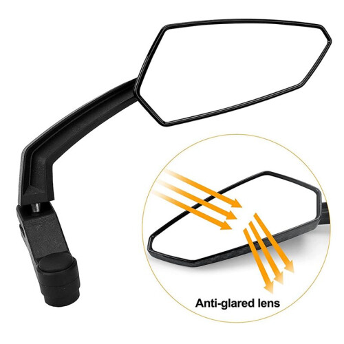 Bike Mirror, Adjustable Mirrors Handlebar Rearview 2
