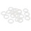 120PCS O-Ring Keycap O Ring Keyboard  Dampeners White Sound Reduction 1