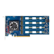 PCIe 4.0 to M.2 NVME 8-Disk Expansion Card PEX88048 Expansion Card Free Main Board Split 8 Disk M.2 NVME Expansion Card