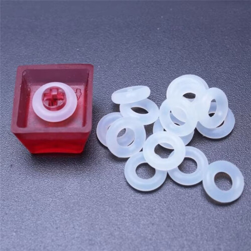 120PCS O-Ring Keycap O Ring Keyboard  Dampeners White Sound Reduction 2