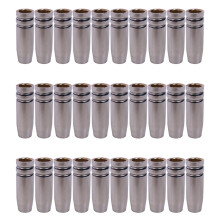 15Ak Gas Nozzle 30Pcs Mig Welding Torch Gas Nozzle Contact Tip for Mig Mag Welding