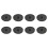 8X Blind Filter Backflush Disk Rubber for Espresso Machines Brewing  Backwashing Gasket 1