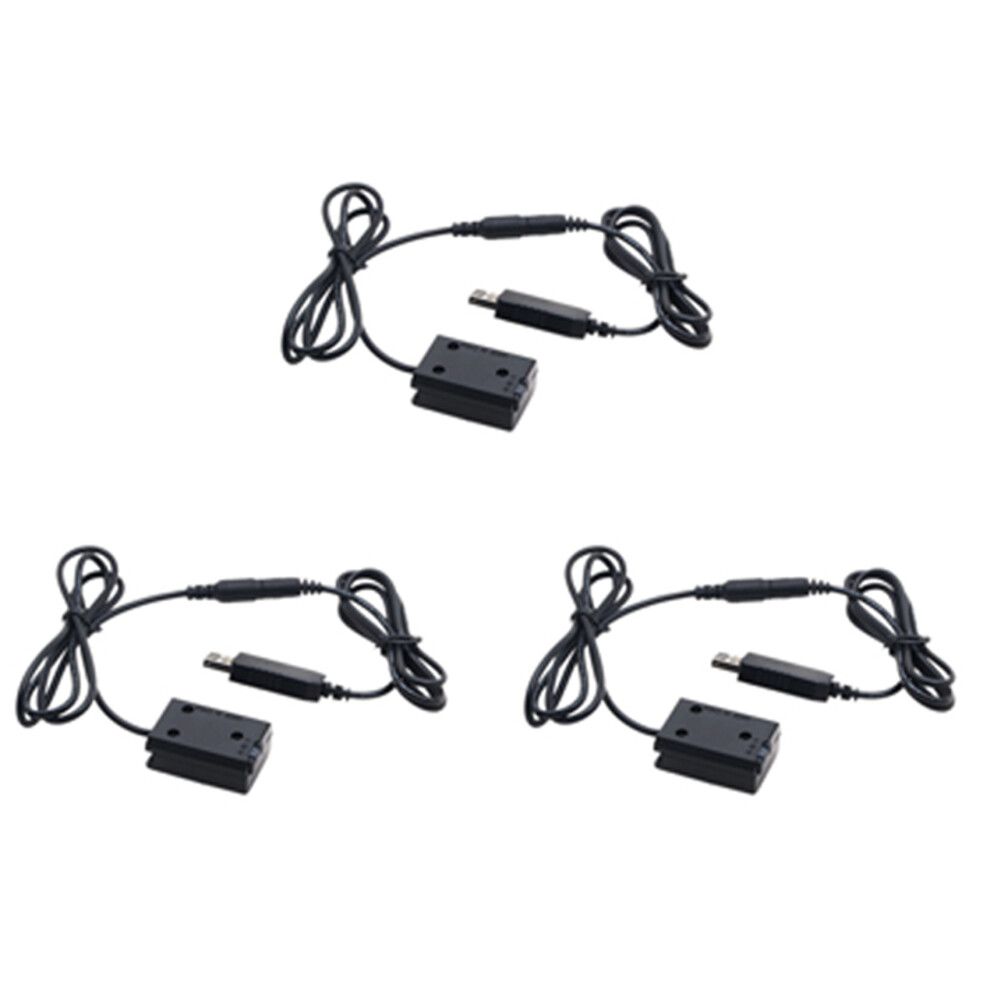5X Np-Fw50 Dummy Battery W/ Power Bank (5V 2A) Usb Adapter For A7r, A7, A7s, A7s Ii, A5000, A5100, A6000, A6500 Black 4713441418568