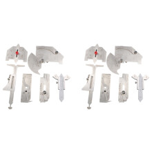 12Pcs Welding Gauge Weld Inspection Gauge Weld Seam / Round Corner / Crown Test Size Ruler Angle Measurement Kit