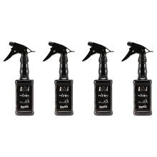 4X 650 Ml Coiffure Spray Bouteille Salon Barber Outils de Cheveux Coupe de Cheveux Pulvérisateur D'Eau Noir