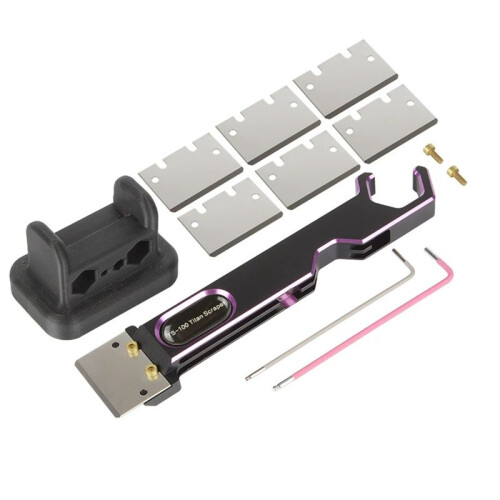 TS-100 Platform Scraper 3D Printer Reinigingstool Hot Bed Schraperbladen Vervangend Schraperblad Hot Bed Accessoire