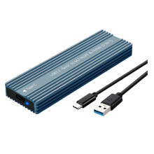 M.2 SSD-Behuizing USB 3.2 Type-C Metalen Behuizing met Warmteafvoer Ondersteunt /NVMe Dual Protocol Harde Schijf Box A