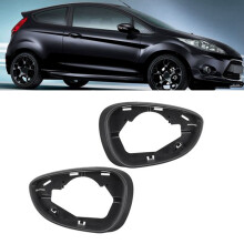 3X Car Right Side Door Wind Rearview Mirror Cover Frame for Fiesta MK7 2009-2017