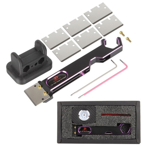 3 DSWAY TS-100 Platform Scraper 3D Printer Cleaning Tool Hot Bed Scraper Blades Replacement Scraper Blade Hot Bed Accessory 1