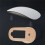 Solid Wood Base for Magic Mouse Protective Case Compatible with for  Elevated Solid Wood Base for Mouse IOS 6