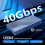 M.2 SSD Enclosure 40Gbps M.2 NVMe Case USB4/USB3.2 Type C SSD Case Cooling for 2280/2230 SSD Disk for  4/3 A 9