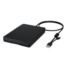 USB Floppy Drive 3.5Inch USB External Floppy Disk Drive Portable 1.44 MB FDD Drive Plug and for PC Windows XP 7 8 10 11