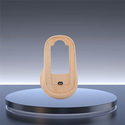Solid Wood Base for Magic Mouse Protective Case Compatible with for  Elevated Solid Wood Base for Mouse IOS 2
