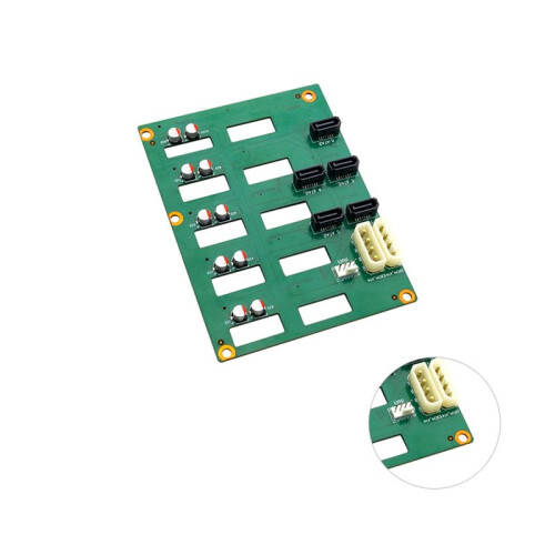 For -5 Disk Supports Hot-Swappable SAS Upgrades the Hard Disk Power Supply IC Hard Disk Interface Circuit Board 1