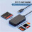 4-in-1 Card Reader USB  Micro- TF CF MS Memory Card Reader Adapter for Laptop PC Multi OTG Card Reader USB 3