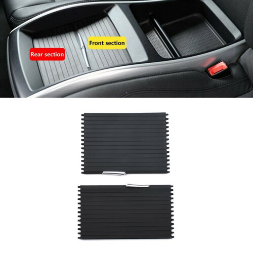 4x Car Front/Rear Section Centre Console Cup Holder Roller Blind Cover for - X5 X6 E70 E71 2007-2014 51166954943 1