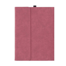 Flip Cover PU Leather Case for Surface Pro X Tablet Sleeve for for Surface Pro X Stand Case Agate Red
