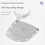 Baby standing bath artifact foldable anti-slip bathing table 2