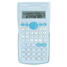 Deli D82MS Scientific Calculator 240 Functions Functional Calculator with Protective Case for School Students and Teachers B