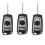 3X 4 Buttons 433MHZ Modified Floding Remote Key Without 7935AA ID44 Chip for - E38 E39 E46 Control Keyless PCF7935AA 1