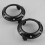 4PCS New Front Fog Light Lamp Black Cover Frame 6400A739 for  Outlander 2007 2008 2009 5