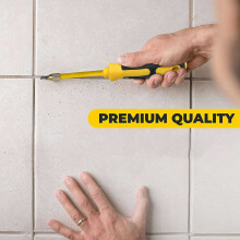2X Grout Removal Tool 2 in 1 (Carbide Alloy ), Grout Remover, Caulking Removal Tool, Grout Cleaning Tool, Scraper