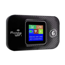 Pocket MIFI 4G LTE Router Kleurenscherm WiFi6 Draadloze Router 150Mbps Hotspot WiFi Modem Auto Mobiel Breedband