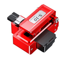 S-10 Fiber Cleaver Hot Melt Cold Weld One Step Fiber Cutting Fiber Optic Cable Cutter Auto Blade Return Fiber Cleaver A