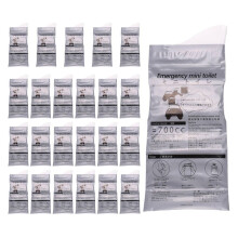 24 Pezzi Monouso Portatili di Emergenza 700 Ml Sacchetti di Urina, Servizi Igienici Orinatoio Vomito Borsa per Campeggio, Viaggi, Auto, Uomini, Donne,