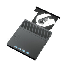 Lecteur Blu-Ray Externe USB 3.0, Graveur Blu-Ray Portable DVD/CD/BD/VCD, Lecteur Optique 3D Blu-Ray pour Windows et IOS.