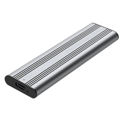 M.2  Solid State Mobile Hard Disk Box USB 3.2 Metal Heat Dissipation External Type-C Interface  Protocol SSD 1