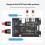 Waveshare for Raspberry Pi 5 PCIe to  Expansion Board with EEPROM HAT+ PCIe to 2-CH  HAT+ for Raspberry Pi 5 10