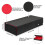 2X Card Deck Boxes Holds 550+  Deck Box Commander for Card Storage Box Magnetic Trading Cards Guard Box 7