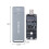 M.2 SSD-Adapterbehuizing M.2 2242 Naar USB 3.2 NVME NGFF Dual Protocol RTL9210B-Chip 10 Gbps USB 3.2 GEN2 Type C Riser 2