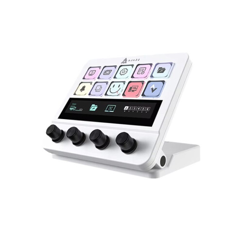 Ajazz AKP05 Mechanical Macro Keyboard Multifunction Desktop USB  Keyboard Multimedia StreamDock Office Laptop Controller B