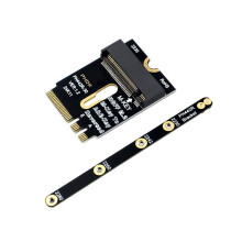 Adaptador M.2 A+e A SSD NVME. Tarjeta Elevadora M2 WIFI A/e A M Key PCIE 4.0 para SSD NVME 2230, 2242, 2260 y 2280.