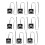 9Pcs for  K1/K1C MAX Hot Bed Pressure Sensor Strain Gauge Strain Gauge Leveling for 3D Printer Accessories 1