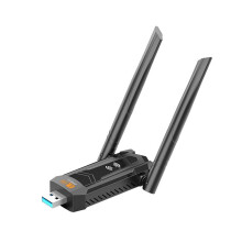 6500Mbps WiFi7 USB Adapter Tri-Band 2.4G 5G 6G BE6500M WIFI Dongle Receiver USB3.0 Wireless Network Card for Win10 Win11