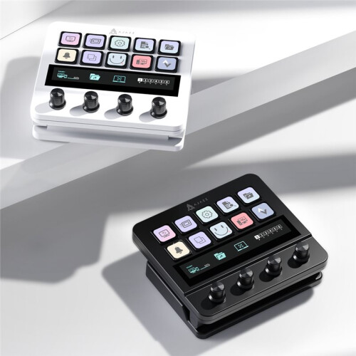Ajazz AKP05 Mechanical Macro Keyboard Multifunction Desktop USB  Keyboard Multimedia StreamDock Office Laptop Controller A 2