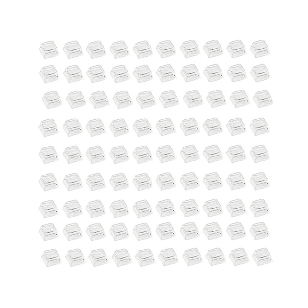 90pcs XDA Profile Transparent Keycaps for MX Mechanical Keyboards Blank PC Caps