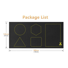 2X Tenda Oscurante Portatile, Materiale Oscurante 300X150 cm Tende Oscuranti Tagliate Su Misura Attaccate Alla Finestra per Camera da Letto