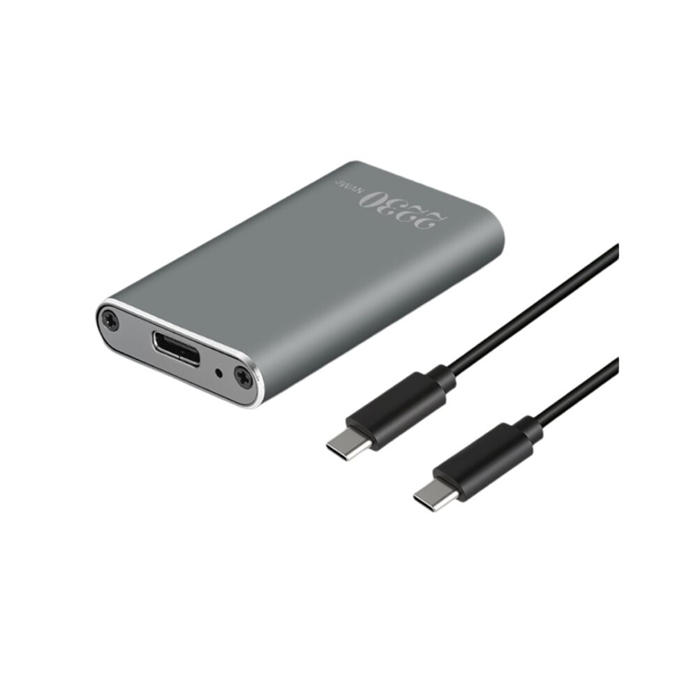M.2 Nvme Ssd Enclosure - Aluminum Type C 3.2 Gen2 10Gbps Ssd Case M.2 Nvme Portable External Storage Case For 2230 Ssd 4712507354437